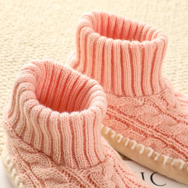 Women's Cotton Velvet Floor Socks Slippers - Soft Sole, Thickened, Maternity-Friendly, Plus Velvet