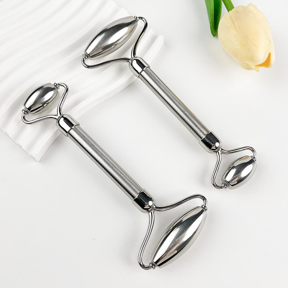Xiaomi Stainless Steel Double Roller Massager Portable Eye Facial Neck Beauty Massage Stick for Relaxation And Skin Care