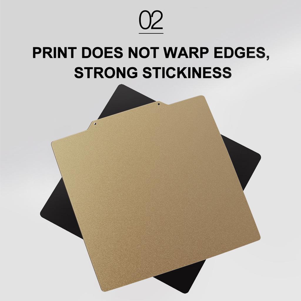 310 x 310 mm oboustranný PEI povrch odnímatelný pružný plech z pružinového ocelového plechu a magnetický