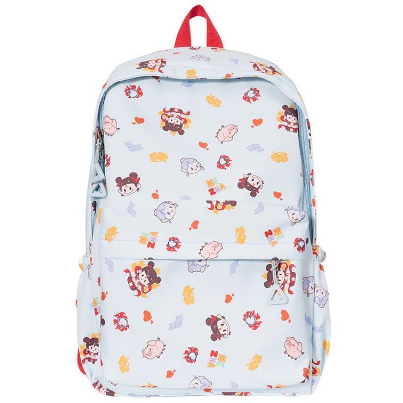 Schoolbag national style animation cartoon printing primary and secondary school students backpack fashion leisure travel backpack personality