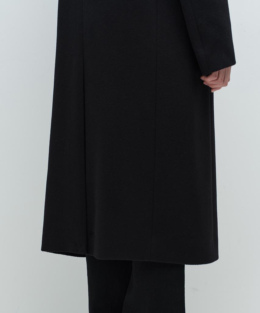 Musinsa Standard Cashmere Blend Masculine Chesterfield Long Coat [Black]