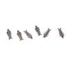 20 Stück Edelstahl Kreuz/Fischgräten/Klinge Charms Anhänger DIY Halskette Ohrringe Armbänder Anhänger Schmuckherstellung Zubehör
