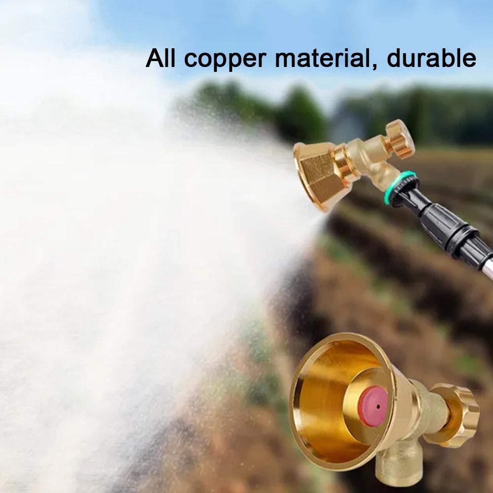 1 Pz Ugello Atomizzatore Agricolo Ugello Spruzzatore Ugello Spruzzatore Alluminio Oro Ugelli Irrigazione Regolabili Alta Pressione
