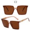 Big Square Frame Sunglasses Unisex Vintage Men Women  Fashion Driving Fishing Sun Glases UV400 Outdoor Street Shooting Retro Male Female Sunglasses