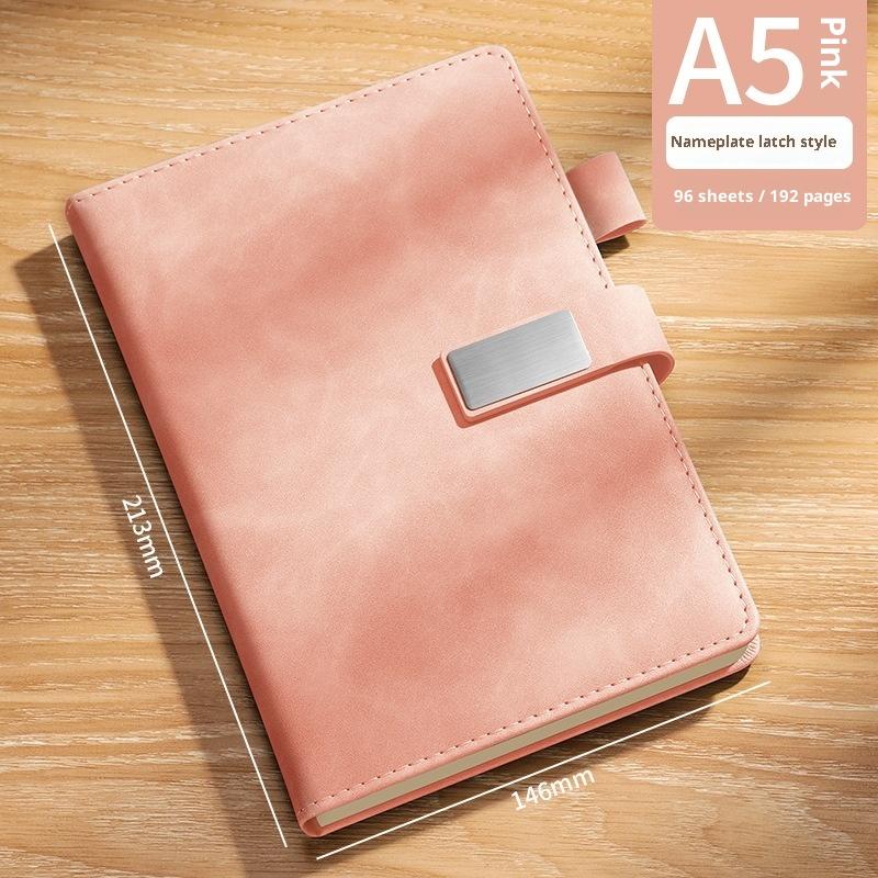 Vintage A5 Leather Notebook With Personalized Soft Cover For Business Meetings And College Life