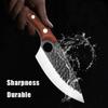 6 Inch High Stainless Steel Kitchen Chef Knife Leather Cover Sheath Slicing Filleting Cooking Tools