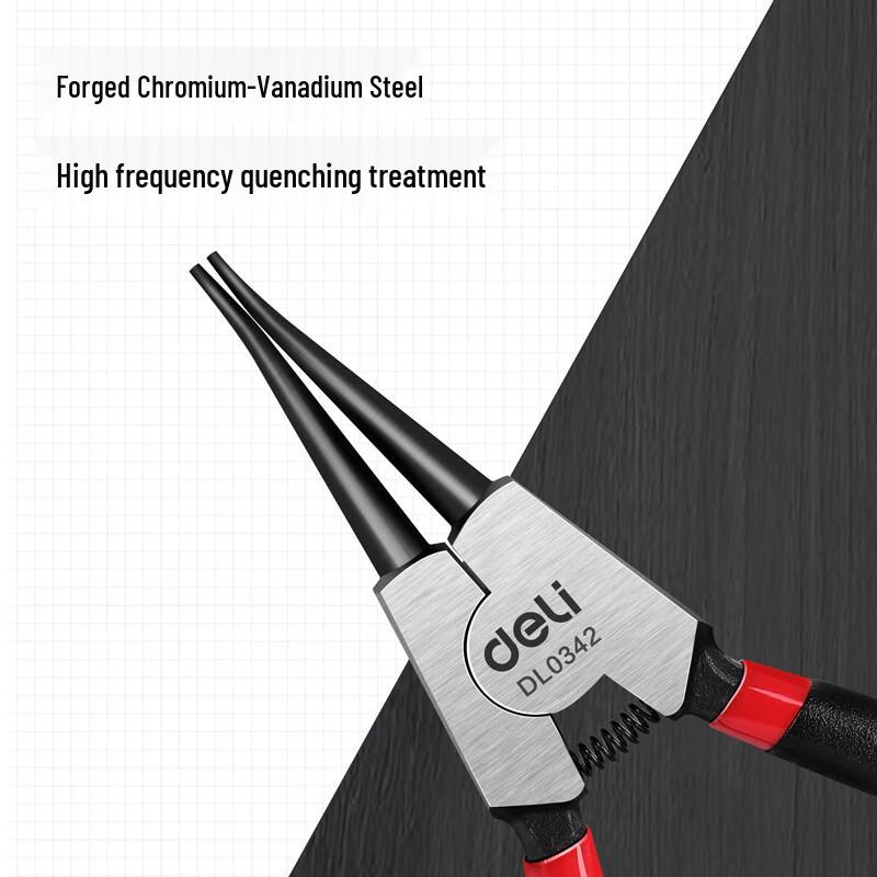 Deli 4-in-1 Circlip Plier Set