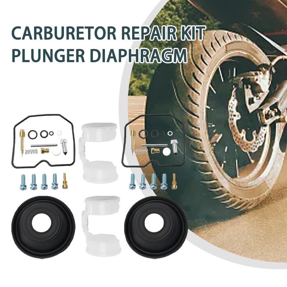 Floats Carburetor Kit For Vulcan 500 EN500 1991-1995 Plunger Diaphragm Practical