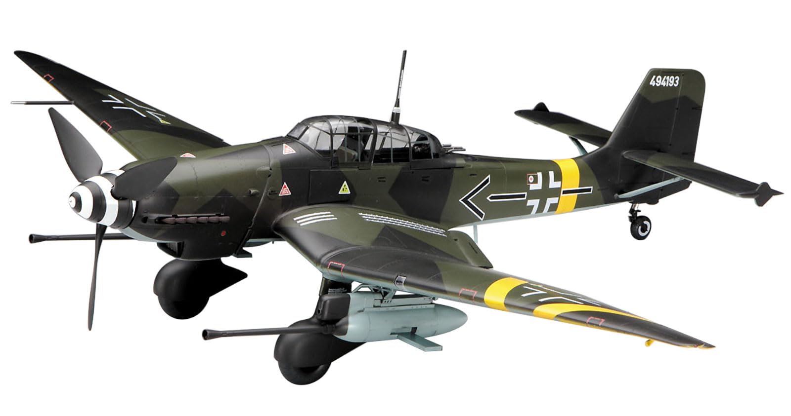 

Hasegawa Немецкий штурмовик Люфтваффе Юнкерс Ju 87G Штука с пушками Канненфогель Пластиковая модель ST25 1/32 Противотанковый