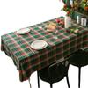 Party Wedding Checked Square Dining Tablecloths Tablecloth Table Cover Christmas Decorations