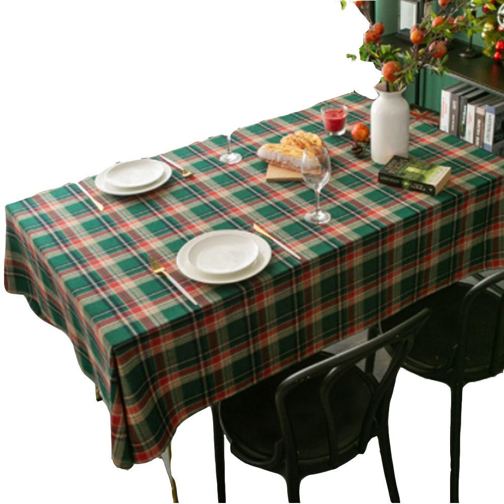 Party Wedding Checked Square Dining Tablecloths Tablecloth Table Cover Christmas Decorations