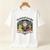 Pickleball Grandpa Retired But Still Winning Vintage Shield Crest Graphic T Shirt Unisex Casual Cotton Short Sleeve Tops Funny