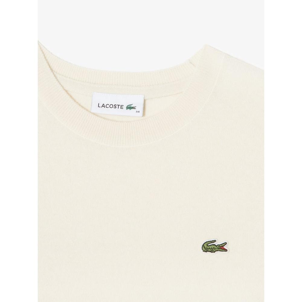 Lacoste Pulover de damă simplu cu gât rotund Af284e 54n Xfj q2nAf284e 54nXfj