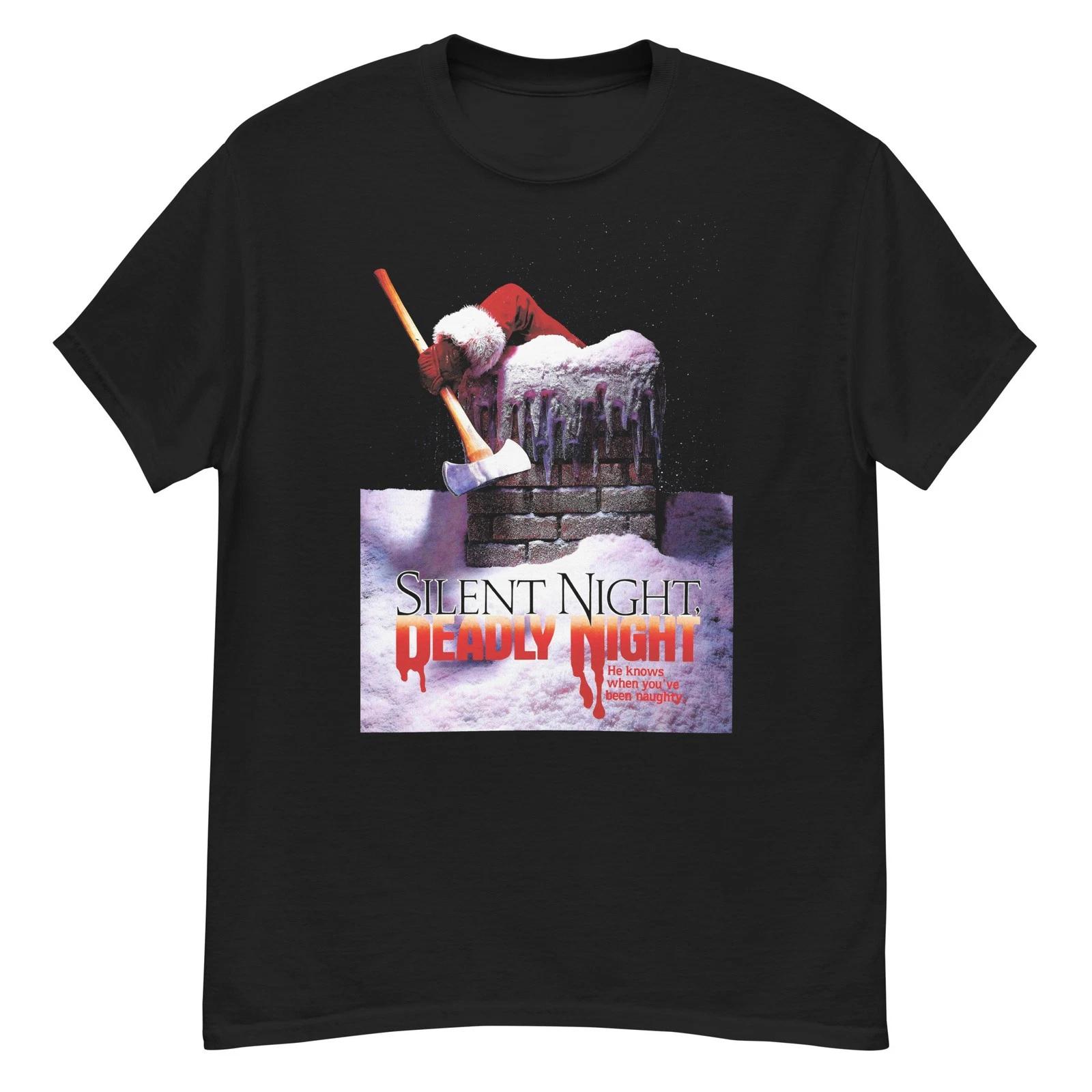 Silent Night Deadly Night cult X-mas horror film fan art t-shirt M