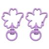 31X39mm Candy Colored Alloy Shell Shaped Spring Buckle Special-shaped DIY keychain Accessories Creative Accessories Hanging Ornaments