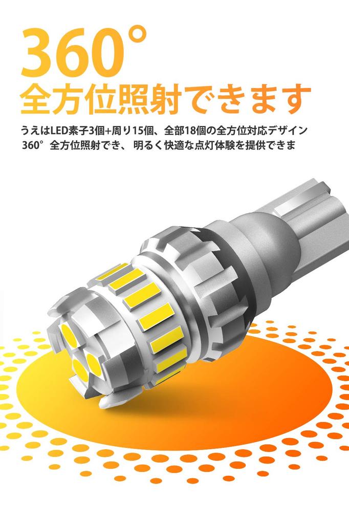 OXILAM T16 LED Backup Lamp, Ultra-Bright, Built-in Canceler, Canbus T15 W16W, Non-Polarized, White (2-Pack)