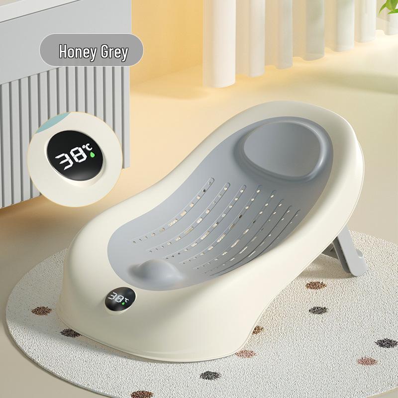 Newborn Reclining Baby Bath Net - Shower Seat with Mesh Fabric