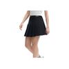 Fila Original Soft Sports Versatile Breathable Comfortable Pleated A-Line Casual Skirt Women Skirts Black F51W429303F-BK