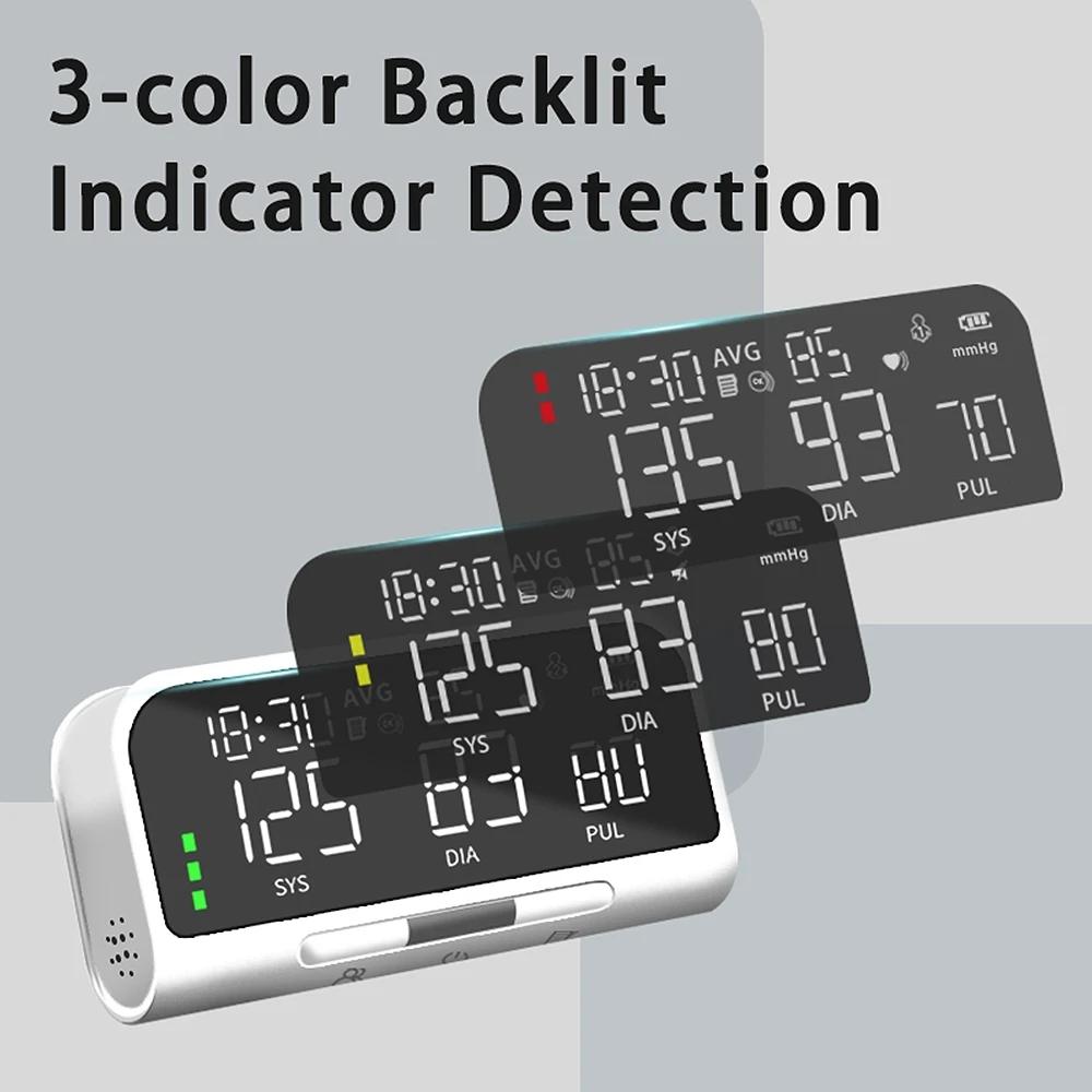 Wiederaufladbares intelligentes Blutdruckmessgerät mit Touchscreen und Sprachwiedergabe
