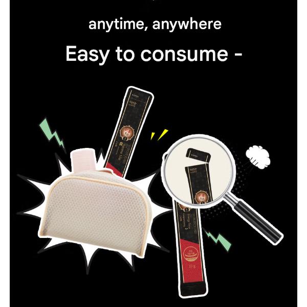 Jayeongwan 6-jähriger koreanischer roter Ginseng EnerTime Sticks (10 g x 10 Sticks) (3 Optionen)