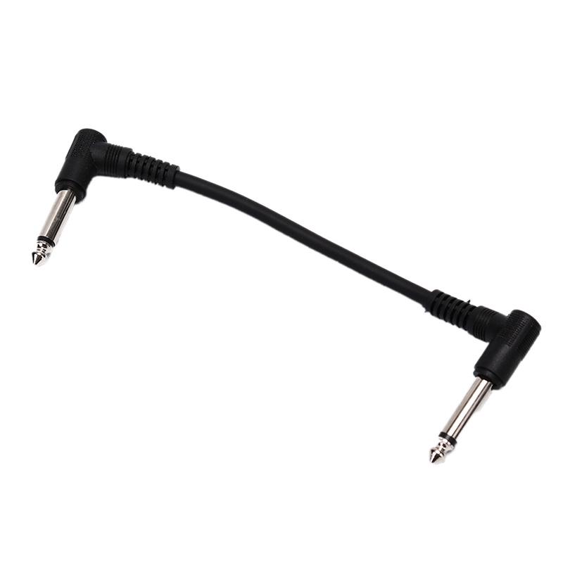 Universal Guitar Effect Pedal Instrument Patch Cable Right Angle Plug 15/20 Cm