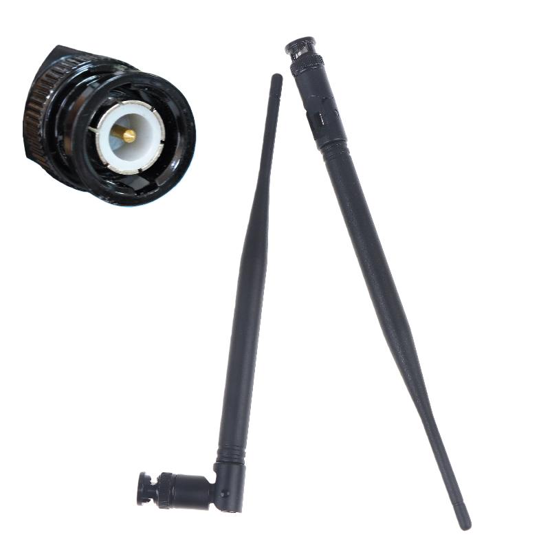 2 Peças 5dBi de Ganho UHF 500MHz-900MHz Antena 210mm Antena UHF com Conector BNC para Acessórios de Receptor de Microfone Sem Fio