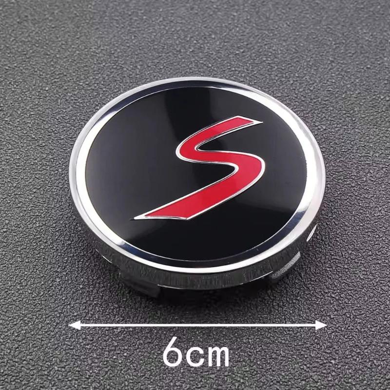 4pcs 56/60mm Car Wheel Hub Cap Tire Rims Center Cover Hubcaps Sticker For Mini Cooper S R56 R50 R53 F56 F55 R60 Accessories