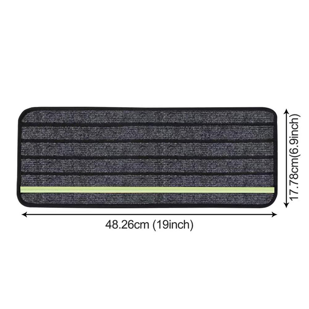 4 Pack Camper Rug Carpet Set Non-Slip RV Stair Covers Reflective RV Step Rugs for Outdoor Adventures