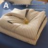 Muji Style Yarn-Dyed Cotton Summer Quilt & Pillow Set