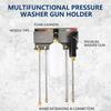 Space Saving Stainless Steel Pressure Washer Accessory Holder Wall Mount Storage Rack for Guns Foam Cannons Nozzles