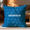 Hot D-Ddecathloned Cushion Cover Soft Washable Pillow Case Multi-Scene for Couch Bed Travel Office Use