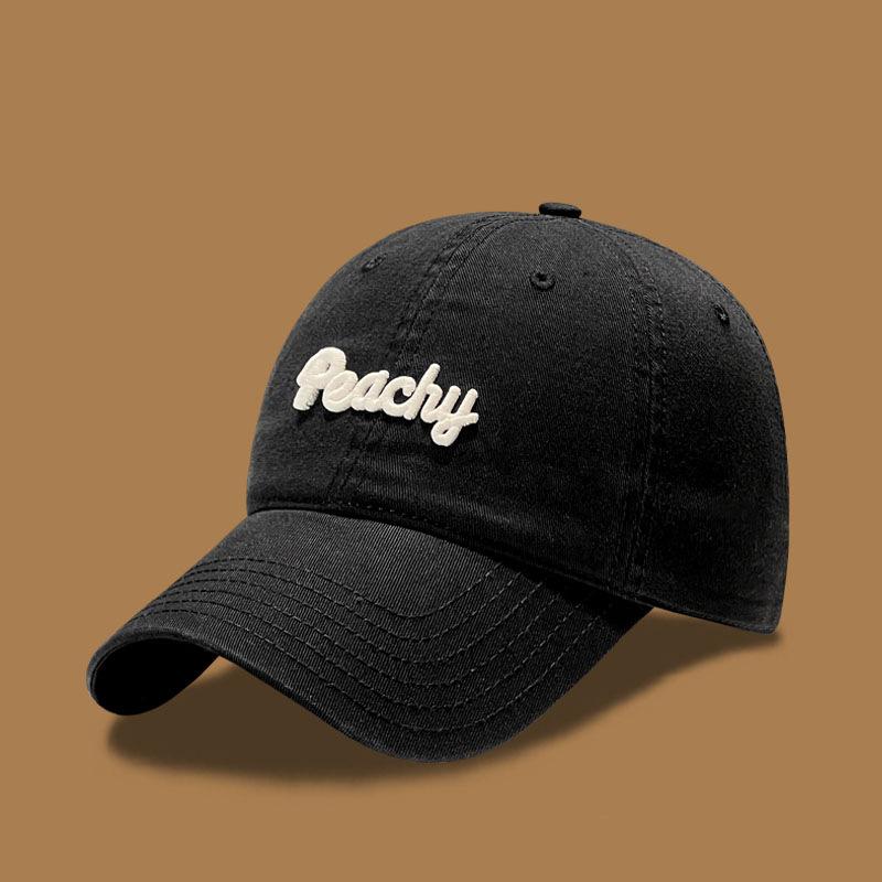 Hat Women's Baseball Cap New Spring and Summer Versatile Face Small Wide Brim Sunshade Sunscreen Peaked Cap