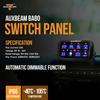 Auxbeam Switch Panel BA80 Universal Circuit Control Relay System 8-Gang