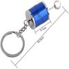 Metal Keyring Creative Car Shifter Keychain Six-Speed Gear Stick Knob Gearbox Model Key Antistress Adults Latest Fidgeting Toys