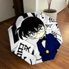 1pz Ombrello Pieghevole Automatico Detective Conan - Compatto Design a 8 Stecche, Plastica e Ferro Resistenti, Leggero per Uso Esterno Quotidiano, a0929144