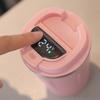 Handy Smart Thermos Cup Simple Temperature Measurement Double-layer Outdoor Steel Cup True Air-proof Water Cup Coffee Cup