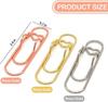Multifunctional Metal Heart Shaped Clip Bookmark Pen Holder Stationery Notebook Accessory Fixing Base Clip Bookmark Hanger