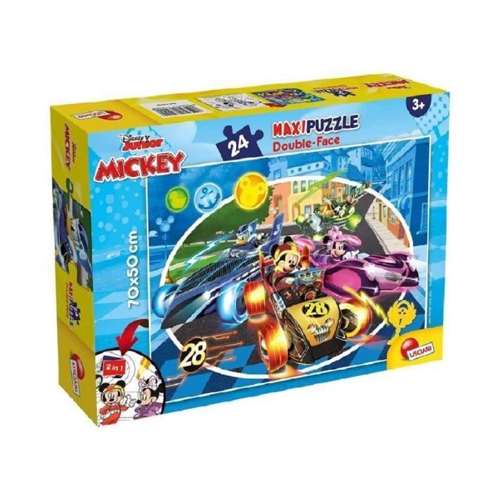 Puzzle Mickey Mouse double face 24 pièces - Lisciani Giochi