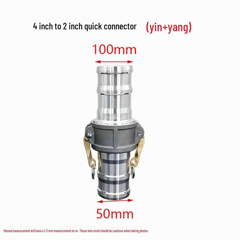 Aluminum Alloy Type C Male & Female Quick Coupler Hose Fittings with Reducing Lever