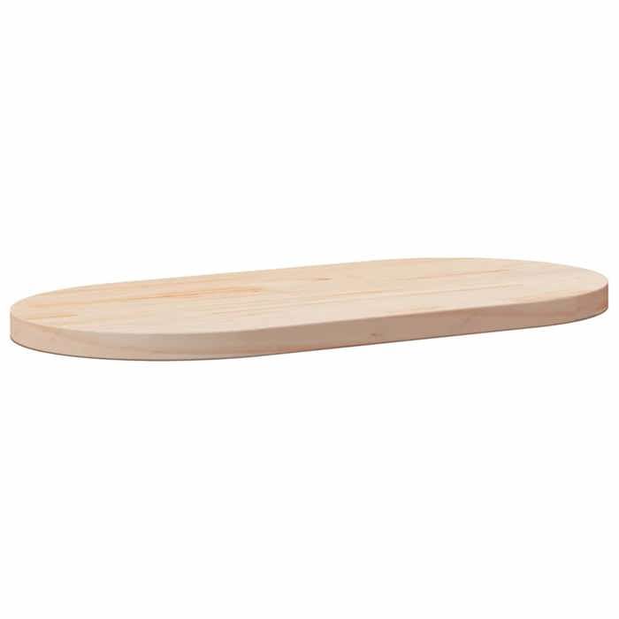 VidaXL Dessus de table 80x40x2,5 cm bois de pin massif ovale 824350