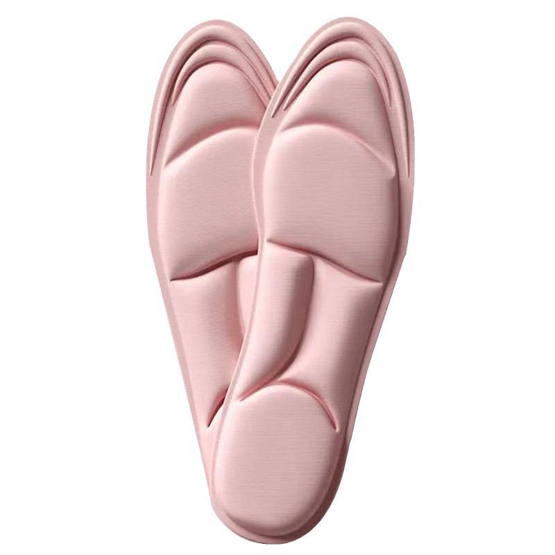 5D Soft Elastic Sports Insole: Long-lasting Comfort, Sweat Absorption, Deodorization, Breathable Shock-Absorbing Arch Support.