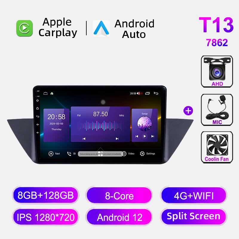 For BMW X1 E84 2009-2012 Android Car Radio Multimedia Video Player Navigation GPS Carplay Intelligent Touch Screen Auto Stereo