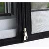 Latest mosquito and insect screen window with side zipper design, self-adhesive and customizable size