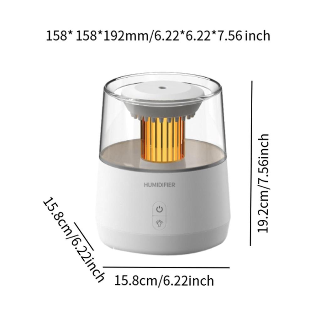 Essential Oil Diffuser Auto Shut Off 320ml Colorful Ambient Night Light Desktop Humidifier for SPA Desk Living Room Hotel Indoor
