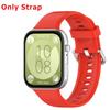 Silicone Watch Strap + Protective Case For Huawei Watch Fit 3 Watchband Bracelet Band Correa Screen Protector Cover Shell