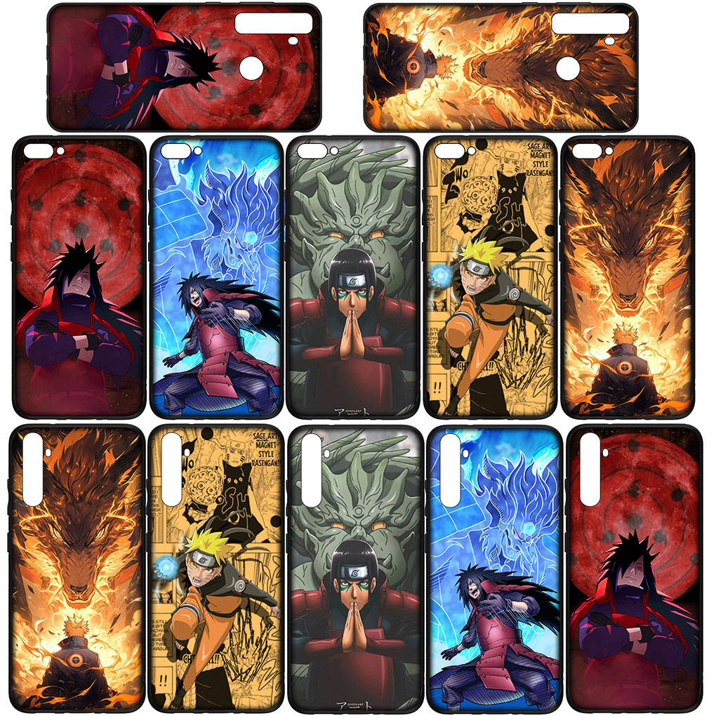 Phone Case for Samsung Galaxy S25 S24 S23 iPhone 16 15 Xiaomi Redmi Note 14 13 12 16E 11 Pro Max XR OPPO Moto Huawei Madara Uchiha Poster Naruto Cover