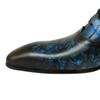 Fashion Handmade Men's Shoes Genuine Leather Footwear For Wedding Business Dress Designer Pointed Toe High Grade Blue Black Men's Shoes