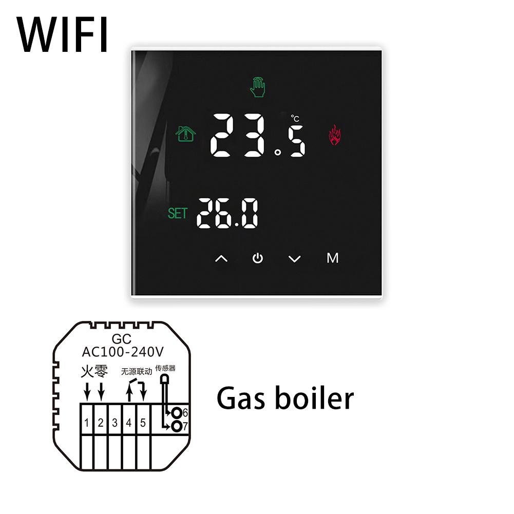 

Seasonal Heating Control Mobile Remote Thermostat Heated Floor Controller 7-day Programmable Heating Group Control Capability