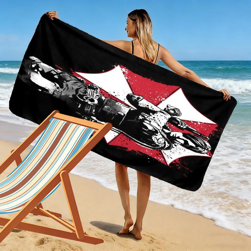Resident Evil Towel, Large Soft Quick Dry Towel for Beach Camping Swimming