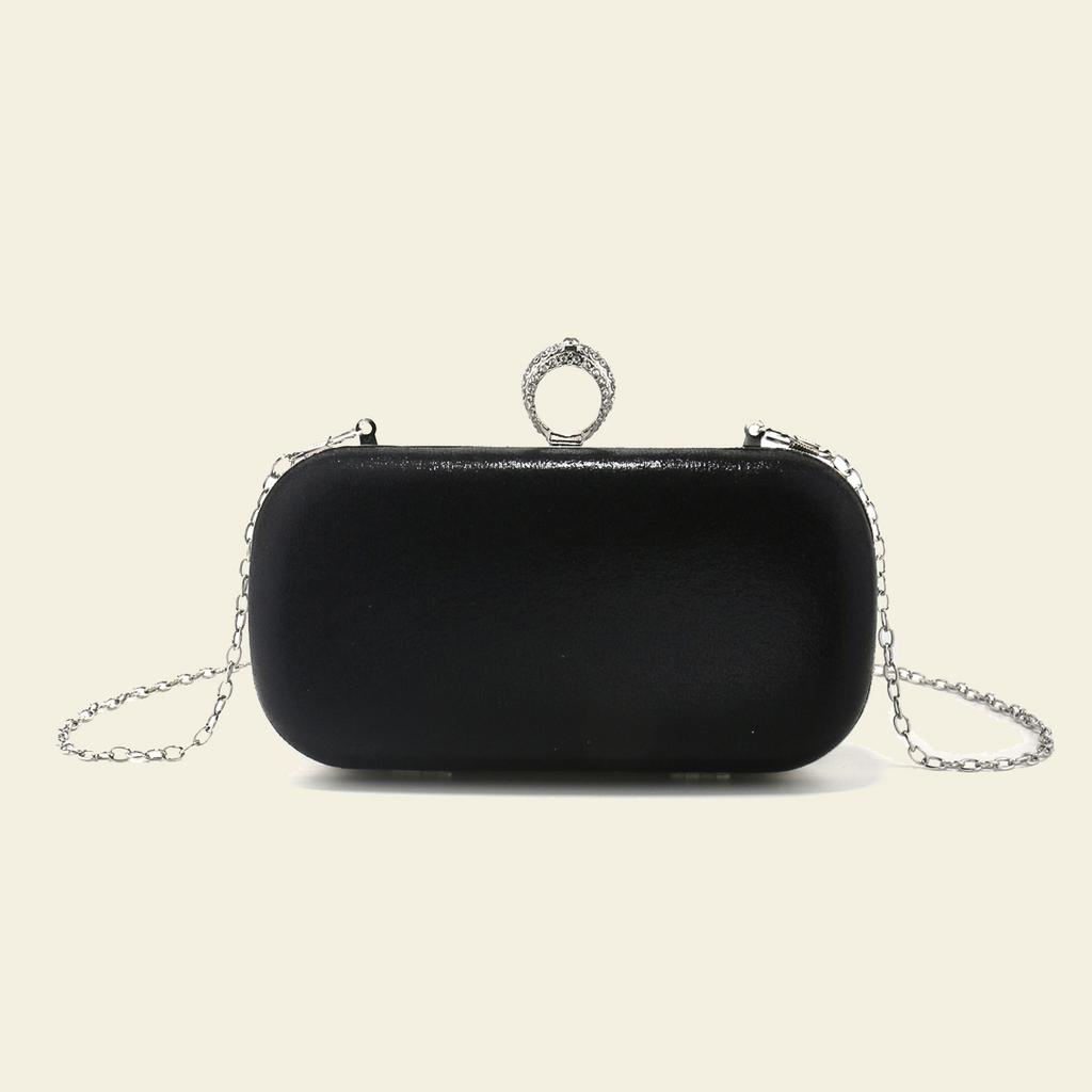 Finger Ring Women Evening Bags Party Wedding Glitter Handbags  Arrival Purse Diamonds Box Holder